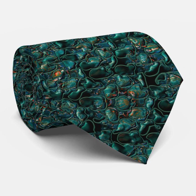 Java Jade Designer Tie (Rolled)