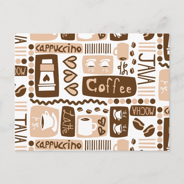 Java Java Java! Postcard (Front)