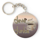 Java Junkie Coffee Lovers Acrylic Key Chain