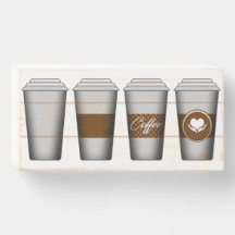 Java Life Wood Box Sign