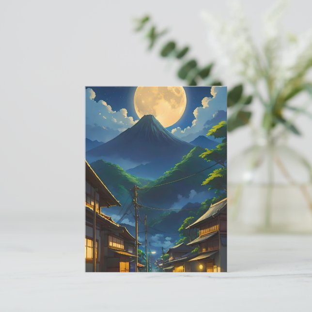 Java Moonlight Postcard (Standing Front)