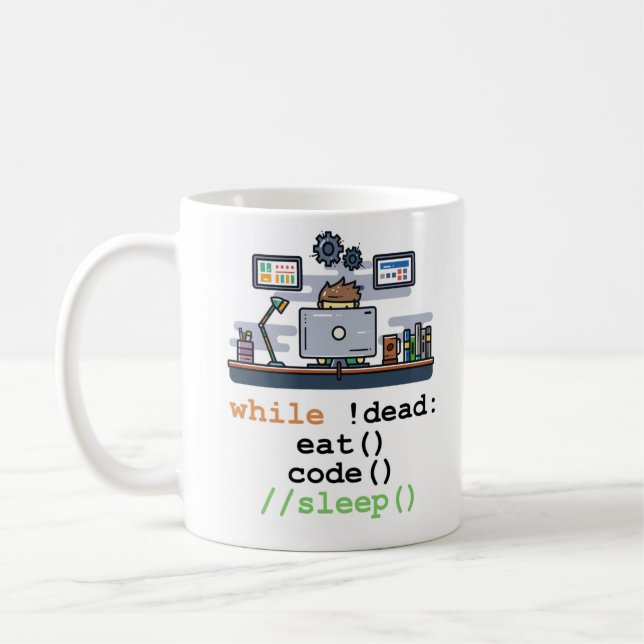 Java Script Coffee Coding Mug (Left)