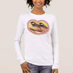 Click here to buy this Java Sparrow Finches Realistic Painting Long Sleeve T-Shirt! Java Sparrow Finches Realistic Painting Long Sleeve T-Shirt