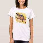 Click here to buy this Java Sparrow Finches Realistic Painting T-Shirt! Java Sparrow Finches Realistic Painting T-Shirt