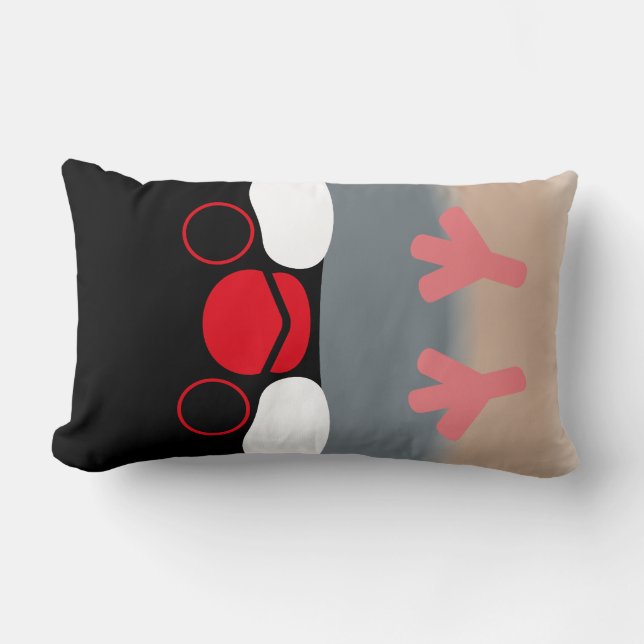 Java sparrow (Normal) Lumbar Pillow (Front)