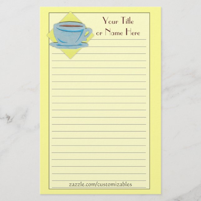 Java Stationery (Front)