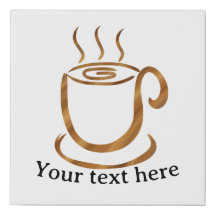 Java Steaming Cup | Wooden Curvy Coffee & Tea