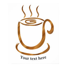 Java Steaming Cup | Wooden Curvy Coffee & Tea