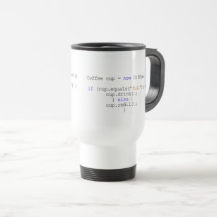 Java travel mug