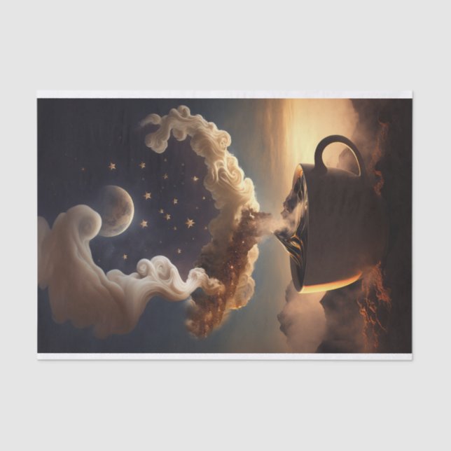 Java Universe, Celestial Coffee Tissue Paper (Front)