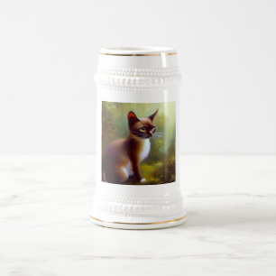 Javanese Cat  Beer Stein