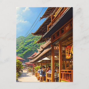 Javanese Coffee House Postcard