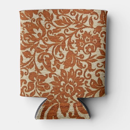 Javanese floral pattern woven texture can cooler