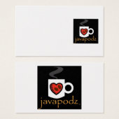 JavaPodz Small NoteCard (Front & Back)
