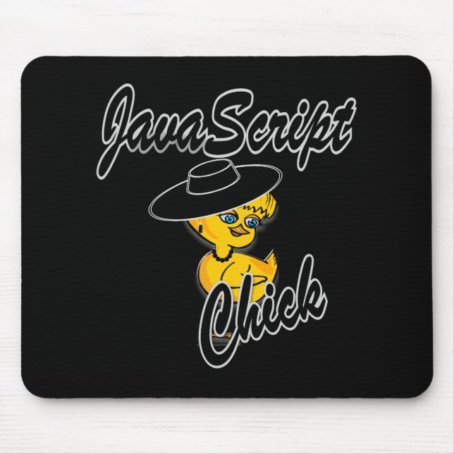 JavaScript Chick #4 Mouse Pad (Front)