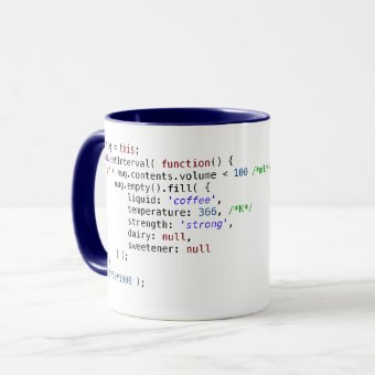 JavaScript coffee mug | Zazzle