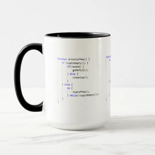 JavaScript Drink Coffee Mug