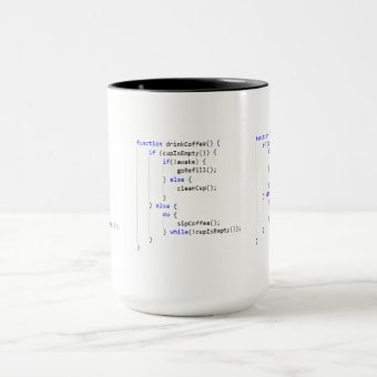JavaScript Drink Coffee Mug | Zazzle