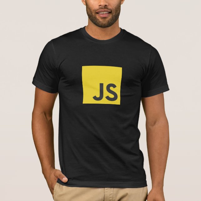 Javascript Logo T-Shirt (Black) (Front)