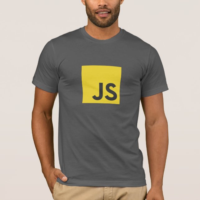 Javascript Logo T-Shirt (Dark Grey) (Front)