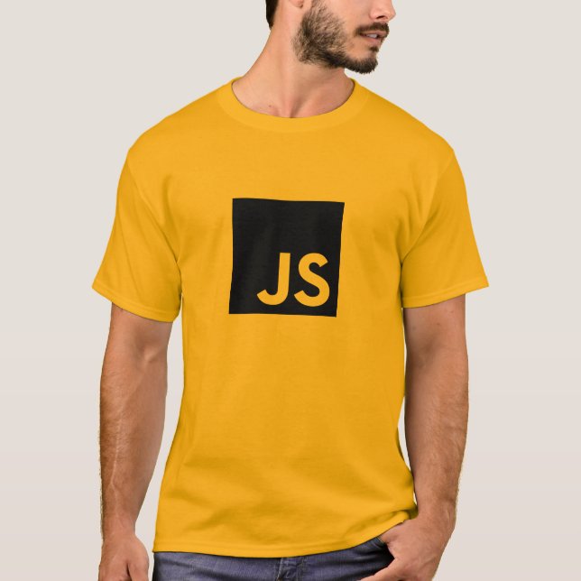 Javascript Logo T-Shirt (Gold) (Front)