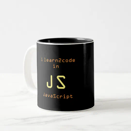 JavaScript Ninja 1 black mug