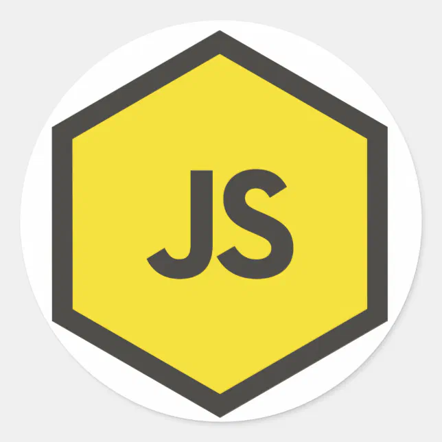 Javascript Sticker -js stickers | Zazzle