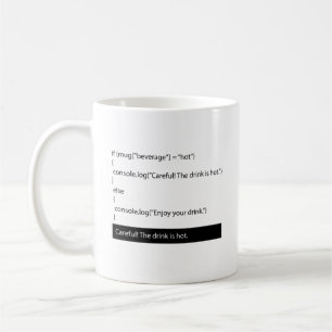 JavaScript temperature information Coffee Mug