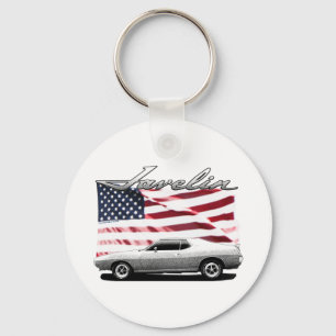 Javelin AMX muscle car Keychain