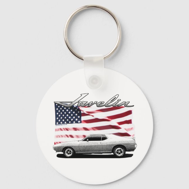 Javelin AMX muscle car Keychain (Front)