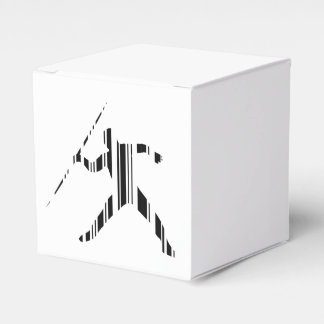 JAVELIN BAR CODE Sports Track and Field Pattern Favor Boxes