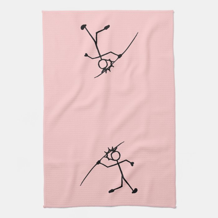 Javelin Stickman Track and Field Towel