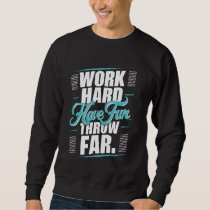 Javelin Throw Athlete Sport Javelin Thrower Track  Sweatshirt