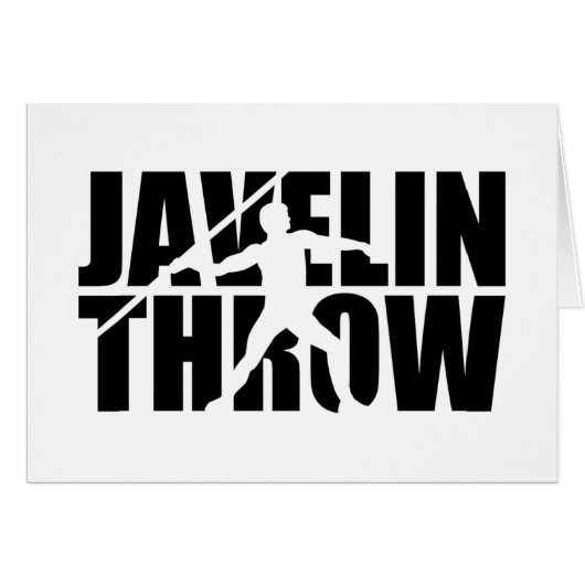 Javelin throw cards (Front Horizontal)