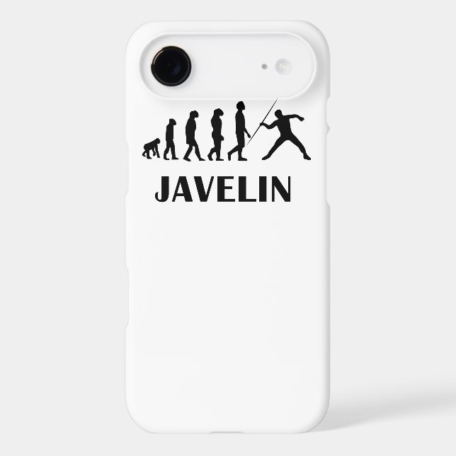 Javelin Throw Evolution Case-Mate iPhone Case (Back)