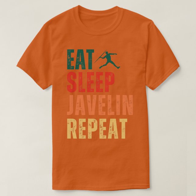 Javelin Thrower T-Shirt (Design Front)