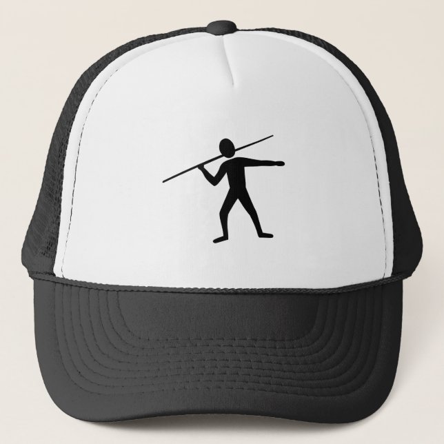 Javelin Trower - Black Trucker Hat (Front)