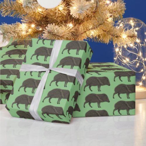 Javelina Desert Animals Pattern Gift   Wrapping Paper