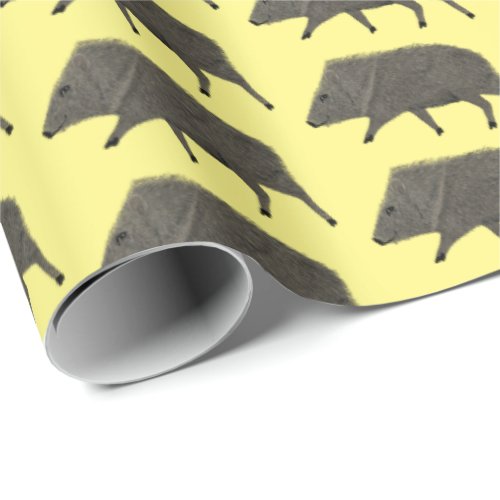 Javelina Desert Animals Pattern Gift  Wrapping Paper
