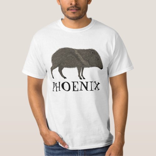Javelina PHOENIX Desert Wild Animal Peccary Nature T_Shirt