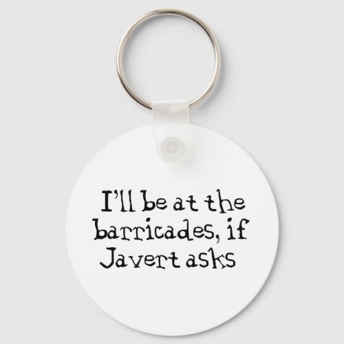 Javert Les Miserables Keychain