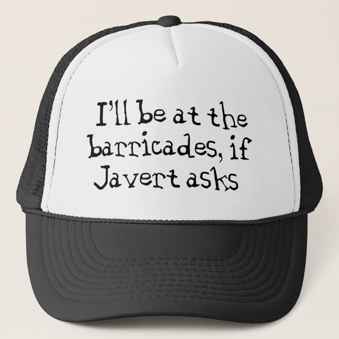 Javert Les Miserables Trucker Hat | Zazzle