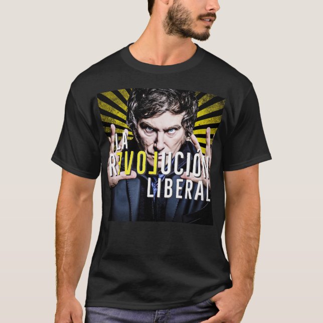 Javier Milei La Revolución Liberal T-Shirt (Front)