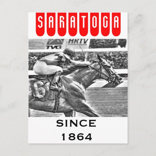 Javier_ Saratoga Race Course Postcard