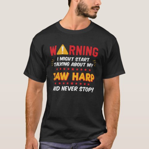 Jaw Harp Juice Harp Mouth Harp Joke Graphic T_Shirt
