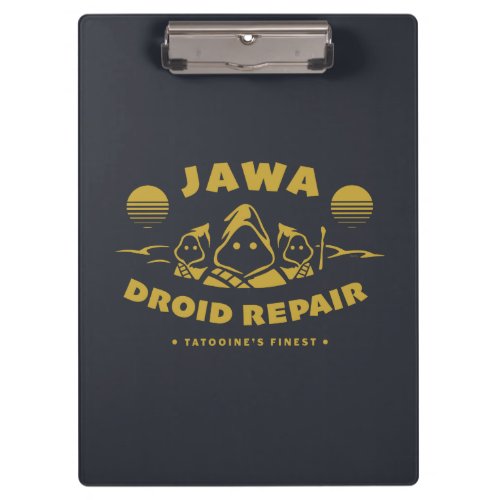 Jawa Droid Repair Logo Clipboard