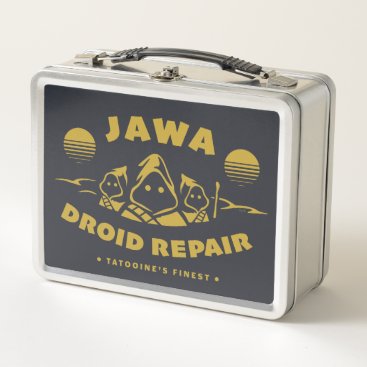 Jawa Droid Repair Logo Metal Lunch Box