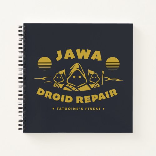 Jawa Droid Repair Logo Notebook