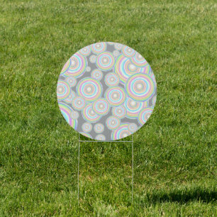 Jawbreaker Slice Candy Seamless Pattern Sign