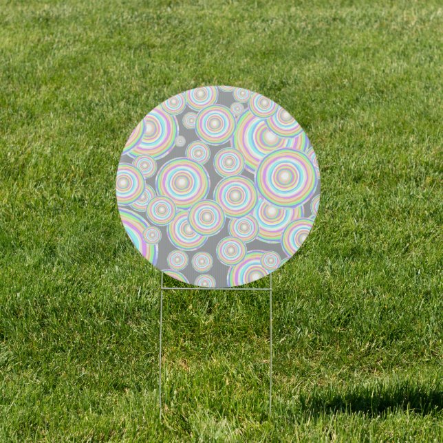 Jawbreaker Slice Candy Seamless Pattern Sign (Insitu)